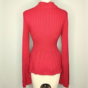 Bebe Kensington Cable Pullover Sweater NWT